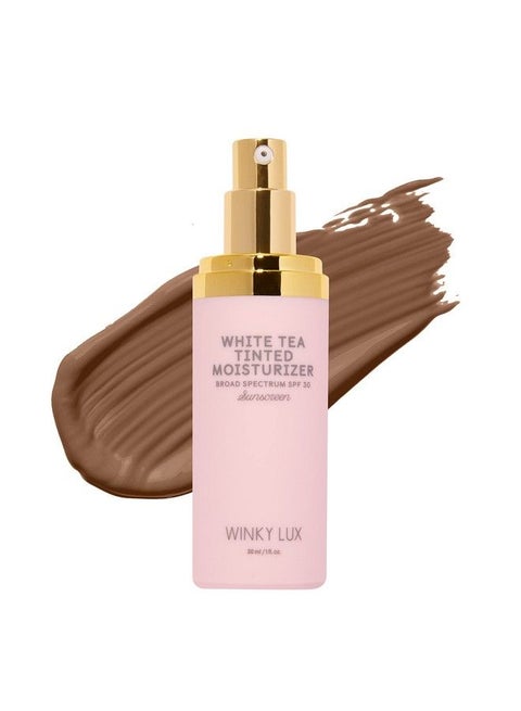 White Tea Tinted Moisturizer Spf 30 Sunscreen Tinted Moisturizer For Face With Spf Makeup Spf 30 Face Moisturizer With Vitamin E Deep
