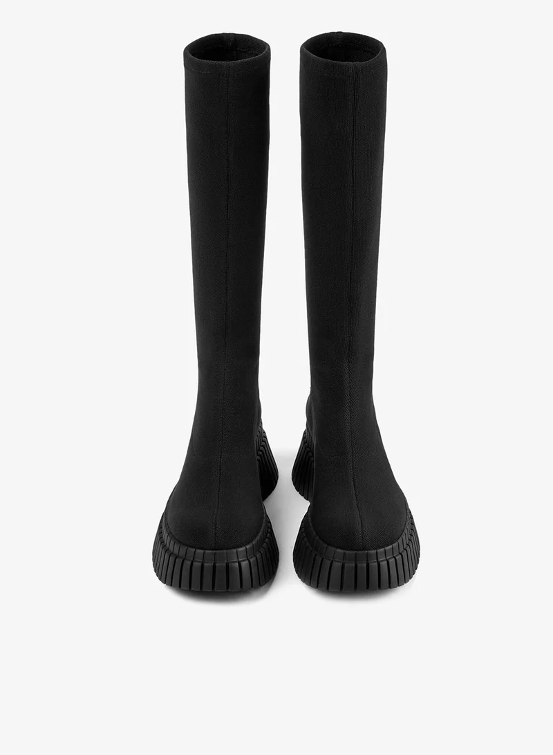Camper Black Pix BCN, Women Mid boot, Black for Women | Best Price UAE