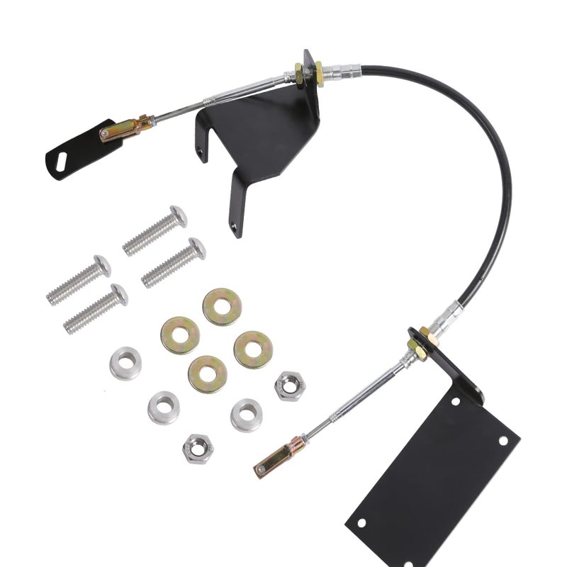 Transfer Case Cable Shift Linkage Upgrade Heavy Duty Compatible with 19972006 Jeep Wrangler TJ
