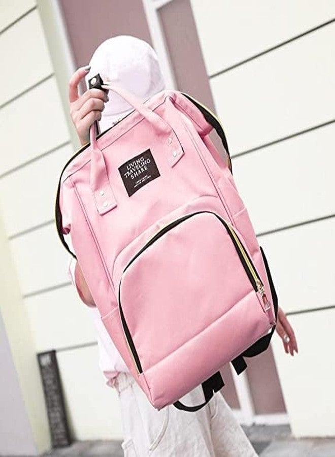 Boriva Stylish Babies Diaper Bags for Mothers | Economical Version Diaper Bags | Baby Travel Bag (Pink) - Image 2