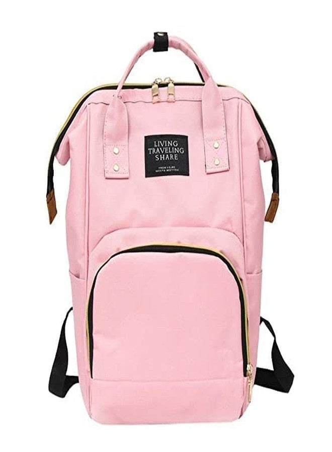 Boriva Stylish Babies Diaper Bags for Mothers | Economical Version Diaper Bags | Baby Travel Bag (Pink) - Image 1