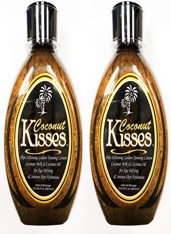 Ed Hardy Lot of (2) Ed Hardy COCONUT KISSES Golden Tanning Lotion, 13.5 oz - Image 1