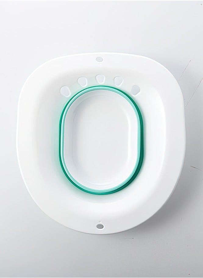 Sitz Bath for Toilet Seat Steam Seat for Toilet Foldable Postpartum Care Basin Suitable for Pregnant Women Postpartum Care Perineum Treatment Sitz Bath for Hemorrhoids (Green) - pzsku/ZEC0A22759D71F8B991B8Z/45/_/1696846599/2704e49d-1856-460f-a50a-ff4d0b2c0f71