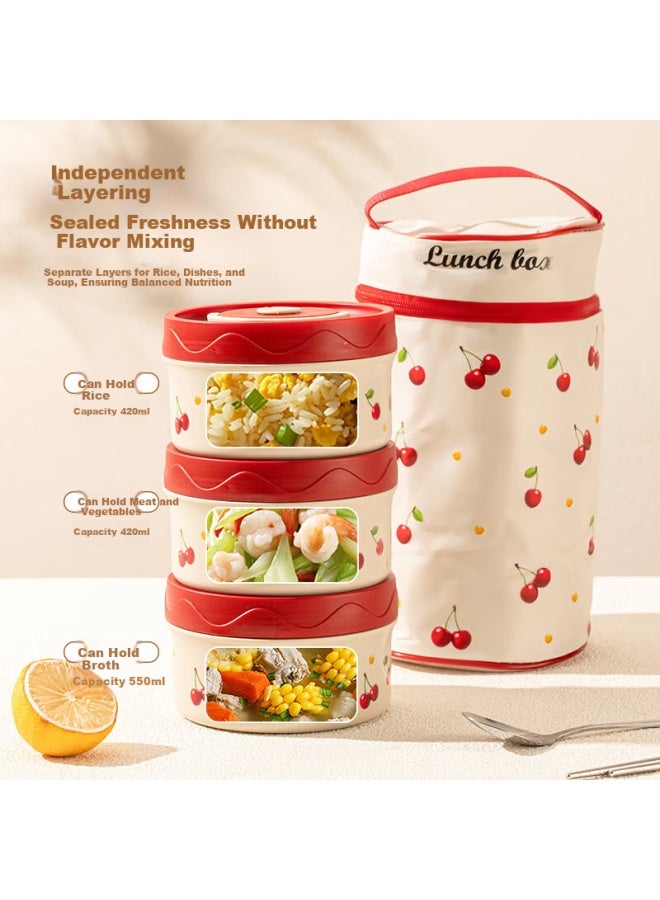 Treejack 316l Stainless Steel Insulated Lunch Box Microwaveable Bento Box For Office Workers And Students Thermal Food Container - Image 3