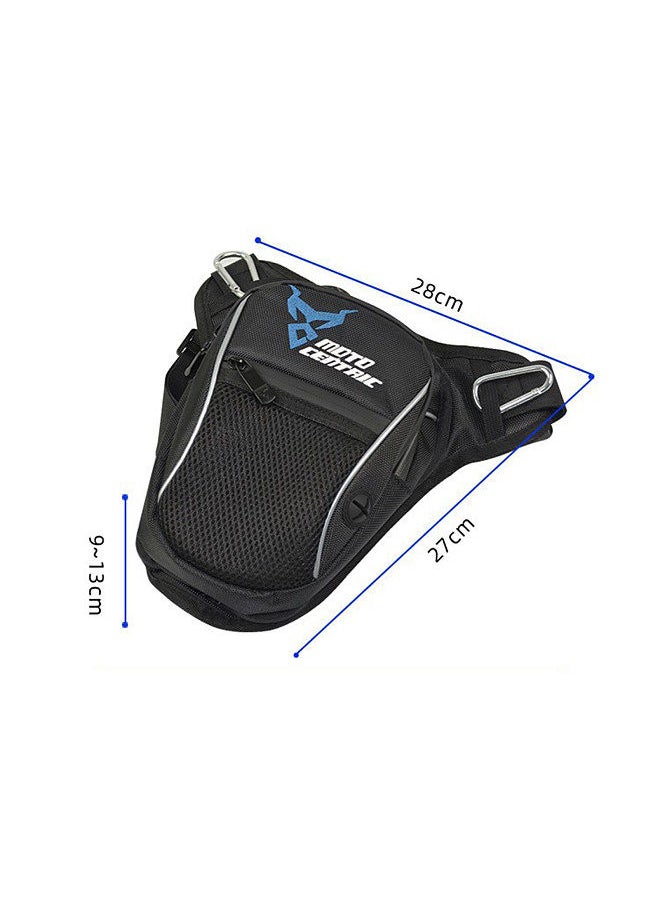 MOTOCENTRIC - MOTOCENTRIC Leg Bag, Waterproof Motorcycle Leg Bag for Men Women Waist Pack with Reflective Strips for Hiking Riding Cycling - Image 1