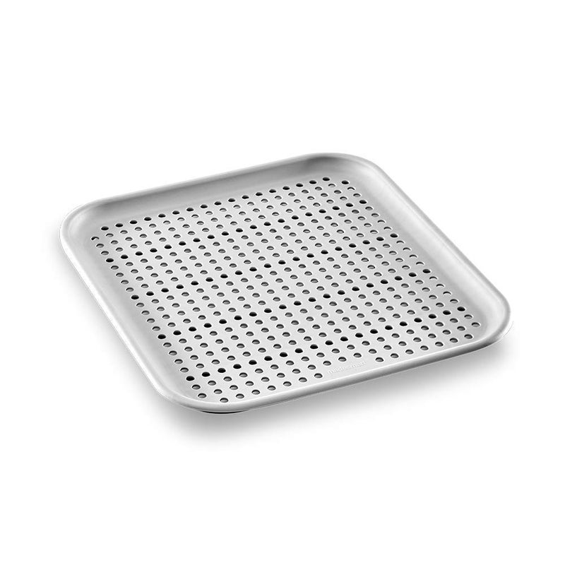 madesmart Elevated Sink Mat-SINKWARE Collection Ventilation Holes for Airflow  Soft Material  Non-Slip Material  Large  Grey - Image 1