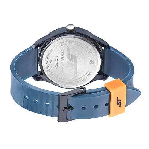 SF Analog Analog Blue Round Dial Men's Casual Watch-77007PP05 - Image 4