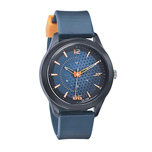 SF Analog Analog Blue Round Dial Men's Casual Watch-77007PP05 - Image 1