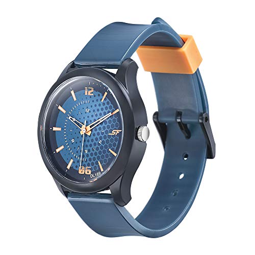 SF Analog Analog Blue Round Dial Men's Casual Watch-77007PP05 - Image 2