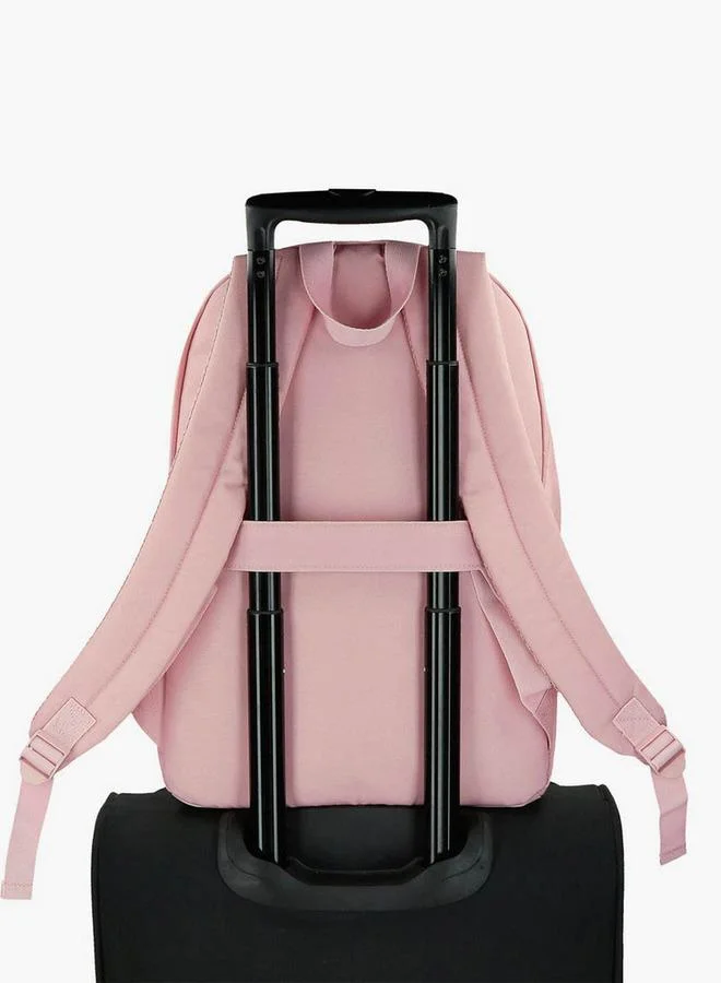 Reebok  Logo Print School Backpack With Adjustable Straps And Zip Closure for Women | Best Price UAE