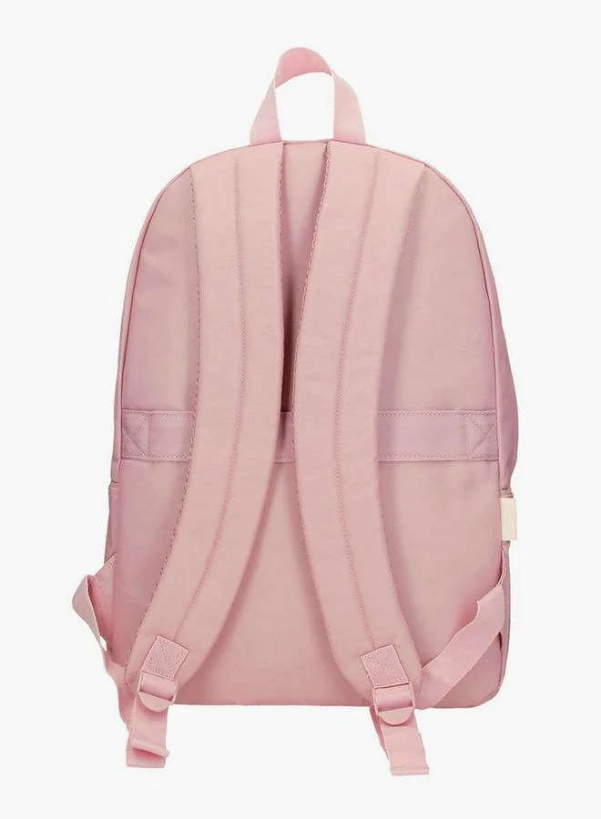 Reebok  Logo Print School Backpack With Adjustable Straps And Zip Closure for Women | Best Price UAE