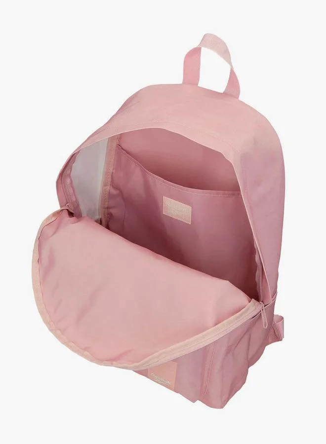 Reebok  Logo Print School Backpack With Adjustable Straps And Zip Closure for Women | Best Price UAE