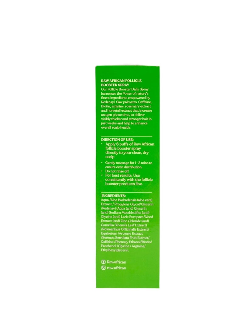 Raw African Follicle Booster Daily Spray-125 ML - Image 4
