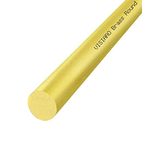 Visiaro Solid Brass Round Bar Rod, 1ft, Outer Dia 5.5 mm, Pack of 1, Grade IS 319 Free Cutting Brass Rod for CNC Machining, Metalworking, DIY Crafts, & Industrial Hardware - Image 5