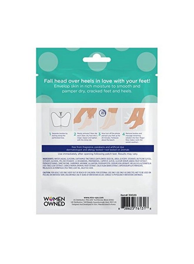 MISS SPA Moisturizing Hand & Foot Beauty Treatment Set For Women Nourishing Deep Therapy Softening Gloves And Booties Dry Skin Soften Cuticles Skin Care Set Dermatologist Tested 4Pack - Image 4