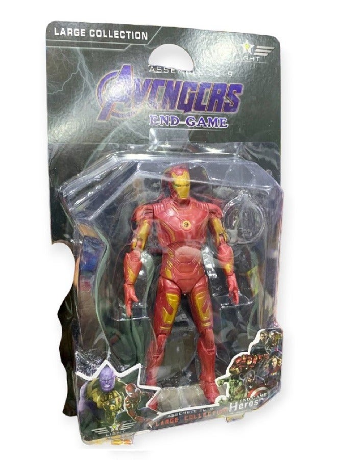 AVENGERS Iron Man Action Figure Hero Toy Set - Superhero Action Figure with Lights - Best Gift for Boys - Image 2