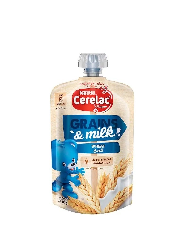 Cerelac Cerelac Puree Wheat 110 Gram 6 Months Plus