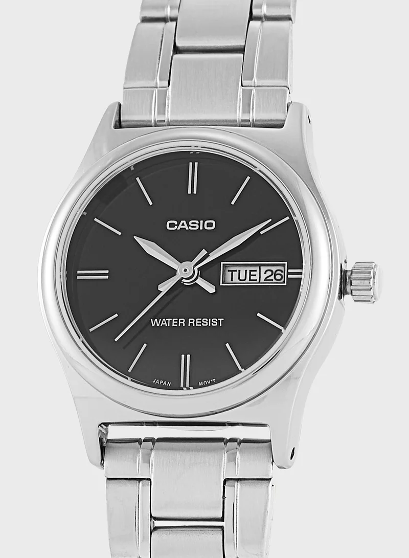 CASIO Steel Strap Analog Watch