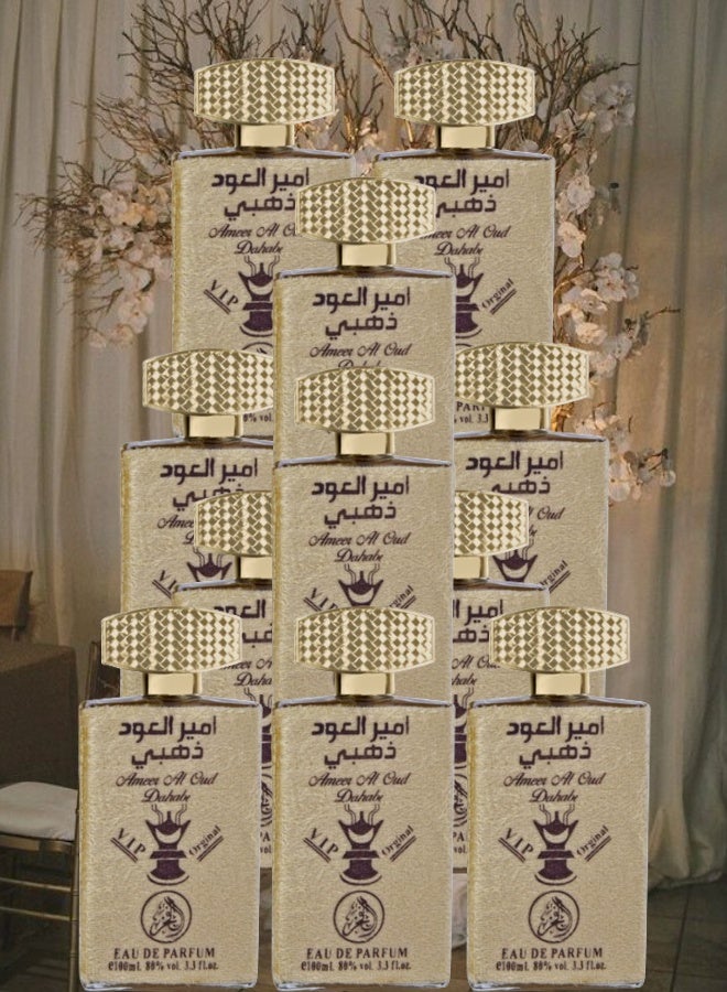 الفخر 11 قطع عطر امير العود ذهبي 100مل - Image 1