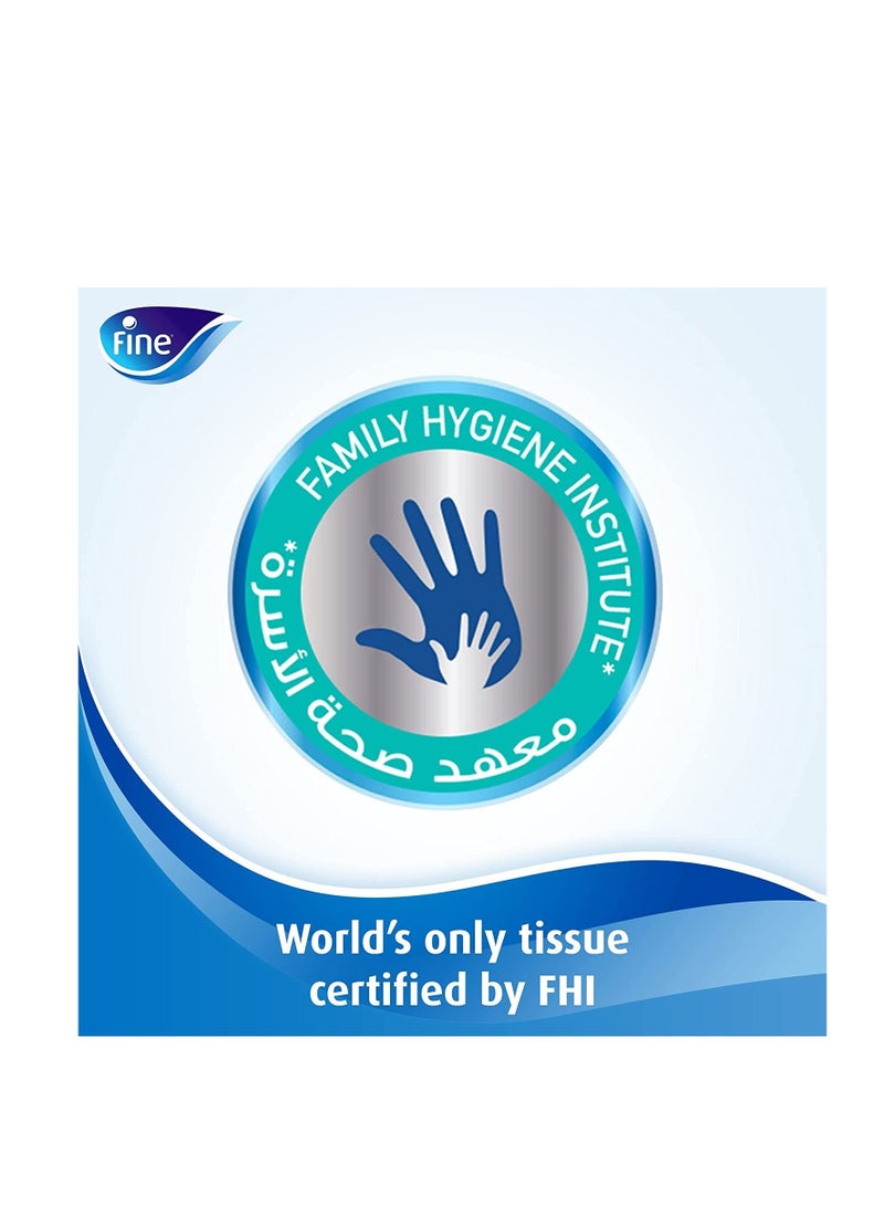 فاين مناديل فاين فلافي للوجه ، عبوة من النايلون 2 × 200 عبوة من 10 - Image 3