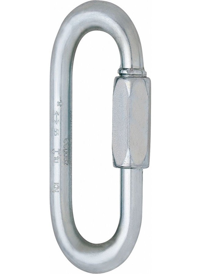 Edelrid Oval Steel Light Weight Screw Link 8MM Certified - Weight 77 G II 7.3 X 3.6 CM (CE Marking: CE 0082)