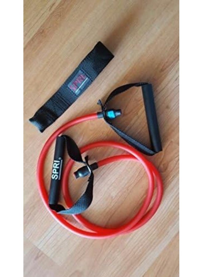 SPRI SPRI Xertube Resistance Bands with Handles – All Exercise Cords Sold Separately with Home Gym Fitness Door Anchor Attachment Option  - Image 4