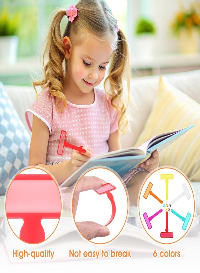 Tyqour 12pcs Dyslexia Reading Tools Guided Reading Strips & Reading Guide Strips Dyslexia Tools for Kids, Colorful Reading Pointers for Enhanced - Image 4