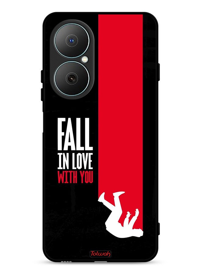 Tolwak Huawei Nova Y73 Protective Case Cover Fall In Love With You