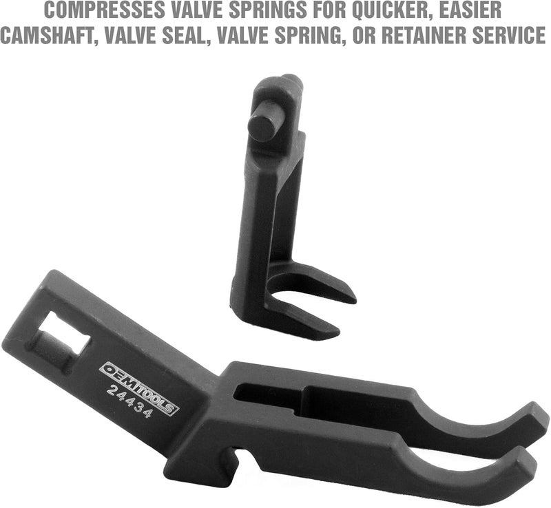 OEMTOOLS 24434 Ford Valve Spring Compressor for 2-Valve Engines, Valve Spring Removal Tool Services Lincoln and Mercury Vehicles with 2V V8 Engines, Black - Image 4
