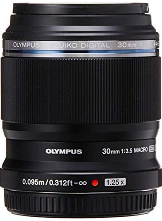 Olympus OM SYSTEM OLYMPUS M.Zuiko Digital ED 30mm F3.5 Macro For Micro Four Thirds System Camera, Compact Macro lens, 1.25x Image Maginification, Fast AF, Beautiful Bokeh