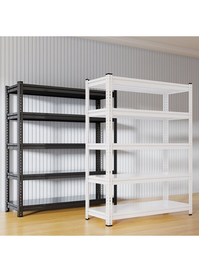 5-Tier Heavy Duty Iron Storage Rack – Metal Shelving Unit for Garage, Kitchen & Office, 90×30×180cm - Image 1