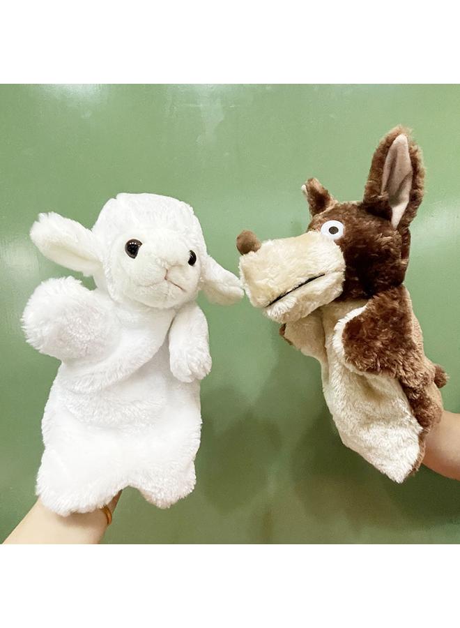 Bluejw Cross-border Wholesale Plush Toys Suit Hand Puppet Turtle And Bunny Race Children Baby Parent-child Comfort Finger Puppet - Image 1