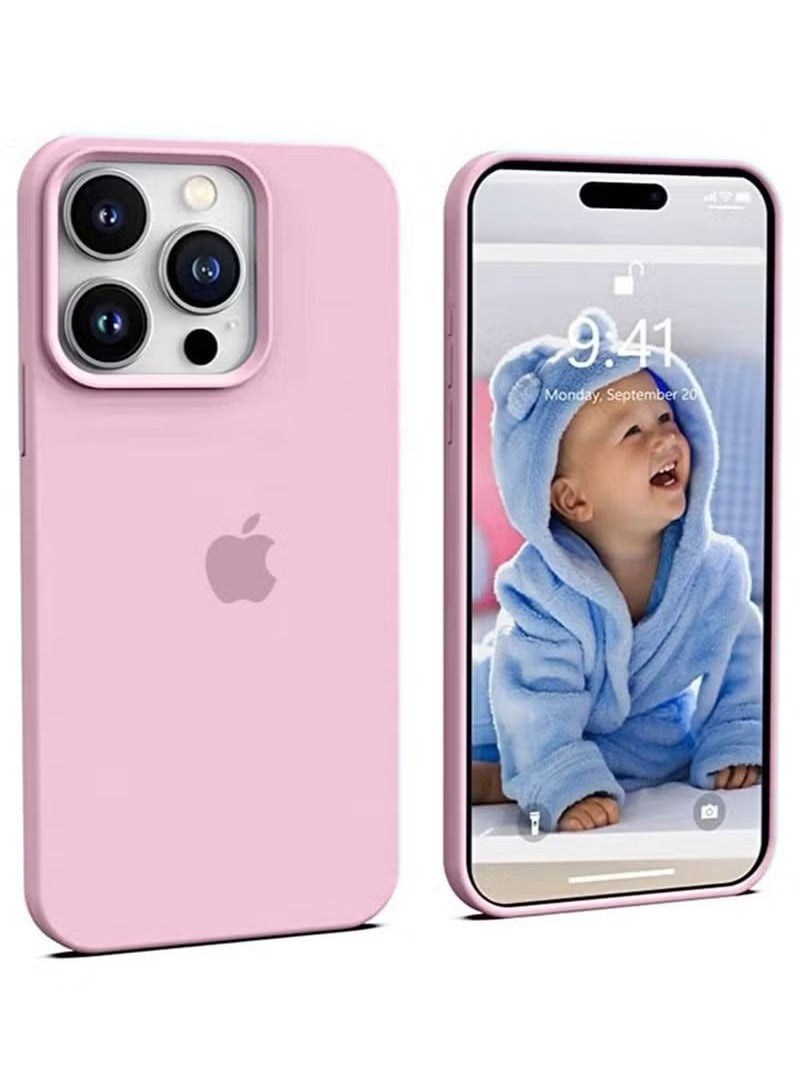 بورتوني غطاء حماية لهاتف iPhone 16 Pro Max مصنوع من السيليكون السائل الناعم المضاد للخدش ومقاوم للصدمات، غطاء حماية نحيف لهاتف iPhone 16 Pro Max مضاد لبصمات الأصابع لهاتف Apple iPhone 16 Pro Max - Image 1