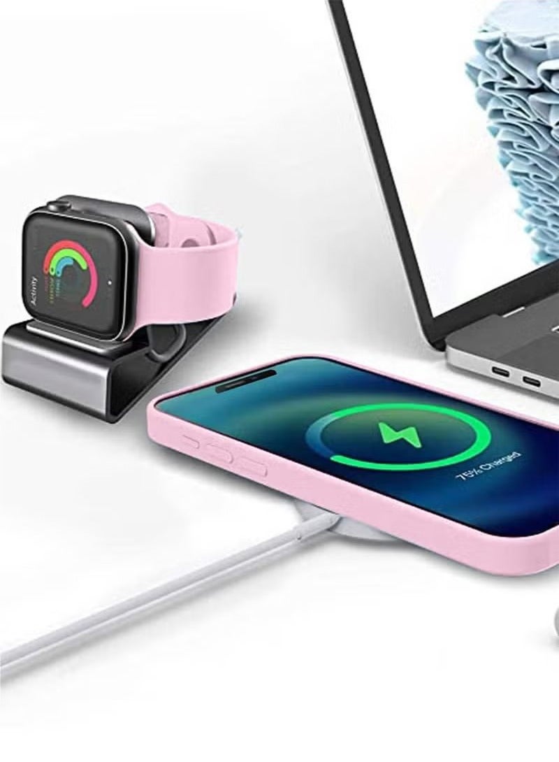 بورتوني غطاء حماية لهاتف iPhone 16 Pro Max مصنوع من السيليكون السائل الناعم المضاد للخدش ومقاوم للصدمات، غطاء حماية نحيف لهاتف iPhone 16 Pro Max مضاد لبصمات الأصابع لهاتف Apple iPhone 16 Pro Max - Image 4