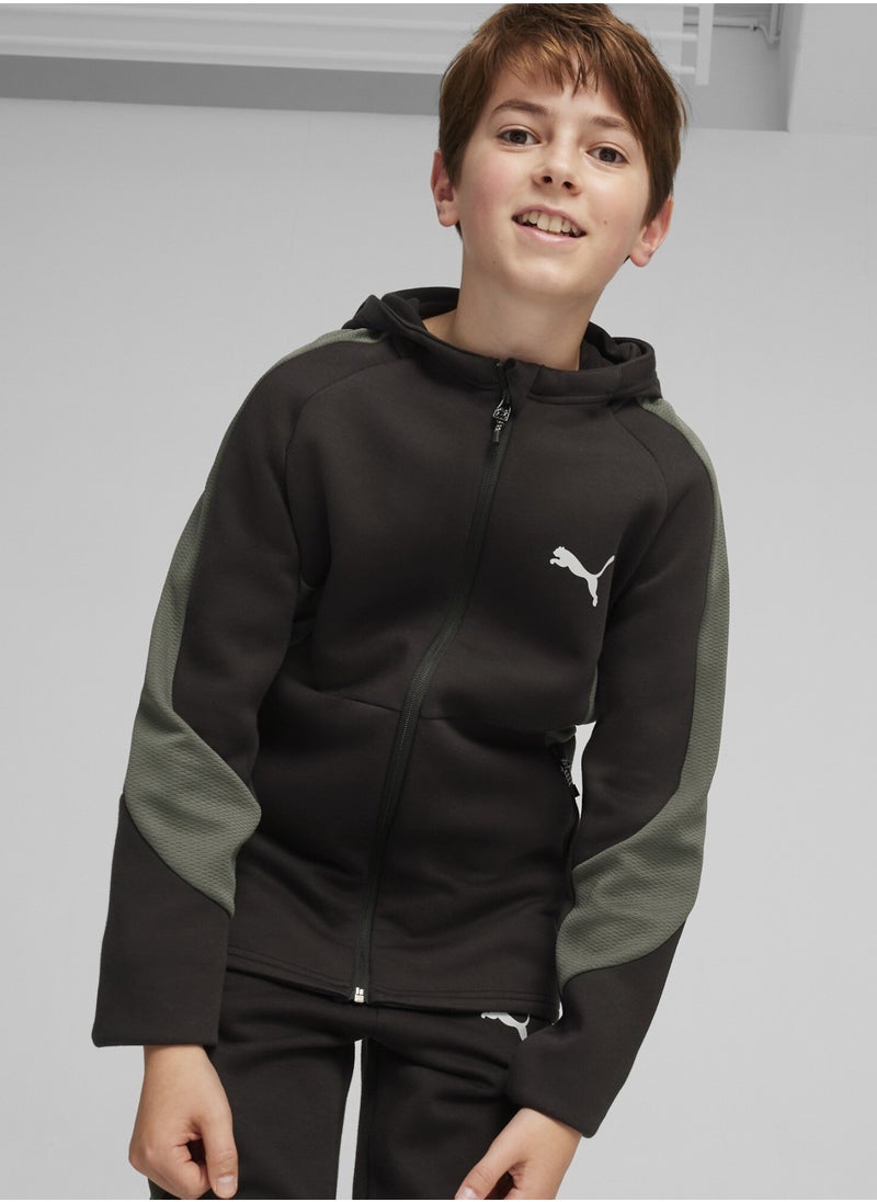 PUMA EVOSTRIPE Full-Zip Boys Hoodie  - Image 1