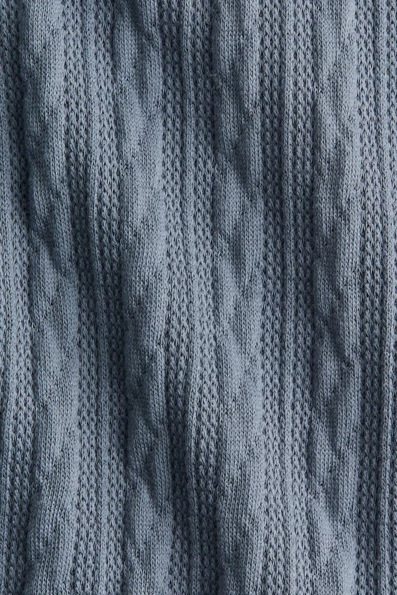 اتش اند ام Cable-knit look hoodie