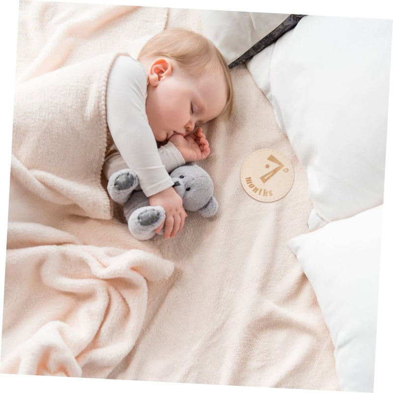 Wooden Milestone Cards Set 12pcs for Newborn Photos Month Memory Keepsake - Image 5
