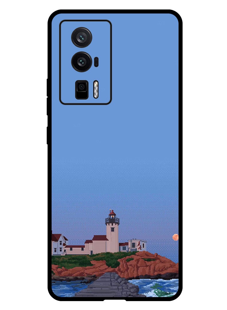 Theodor غطاء واقي مضاد للخدش ومقاوم للصدمات لجهاز Xiaomi Poco F5 Pro Light house - Image 1