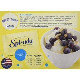 SPLENDA سولندا - الشيف يحتاج سولندا - محلي خالي من السعرات الحرارية 100 عبوة/كيس، 100 جرام - Image 3