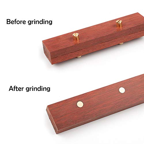 FOIBURELY 10 sets of brass bracket bolt fasteners tactical lock rivets, knife DIY tool handle fastener revision, EDC knife screw(Head Diameter 6 mm) - Image 3