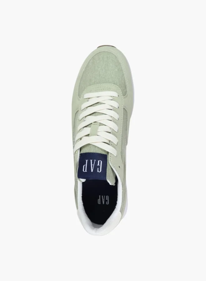 GAP Men's Panelled Lace-Up Sneakers