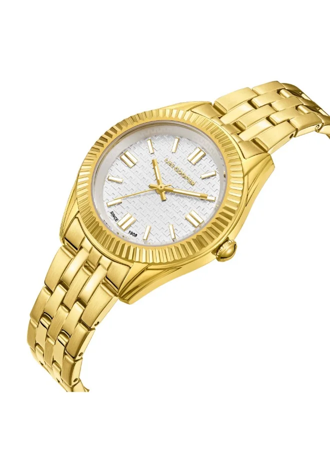 لي كوبر Women's Metal Analog Watch LC08038.130 - 34 mm