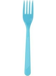 stylish Blue Luxury Plastic Party Forks Pack of 25 