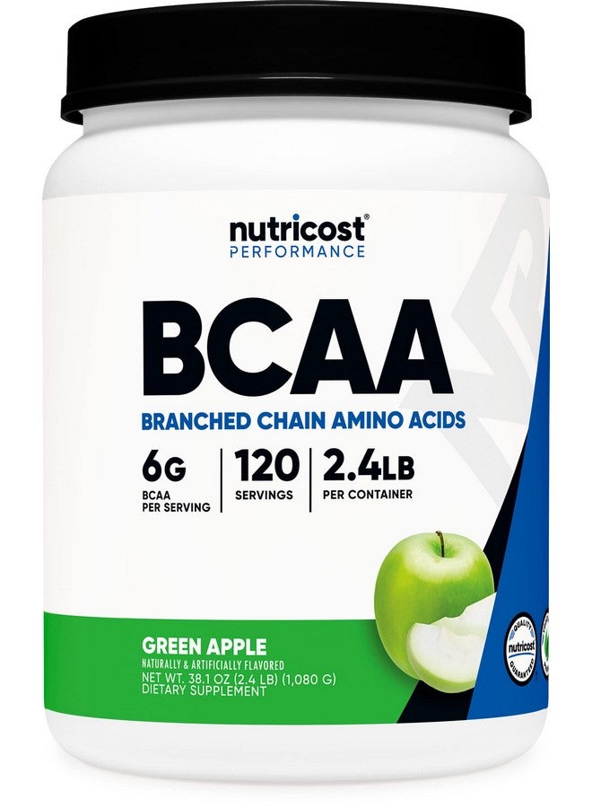 مسحوق Nutricost BCAA 2:1:1، 120 وجبة (تفاح أخضر) - Image 1