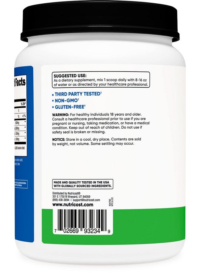 مسحوق Nutricost BCAA 2:1:1، 120 وجبة (تفاح أخضر) - Image 3