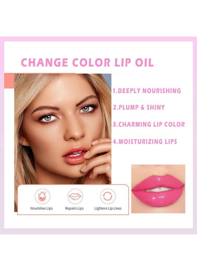 Sea-Maid Sea-Maid Magic Color Changing Lip Oil, Hydrating Lip Glow Oil V2, Gloss Tinted Lip Balm Transparent Lip Care, Long Lasting Nourishing Non-sticky Fresh Texture  - Image 4