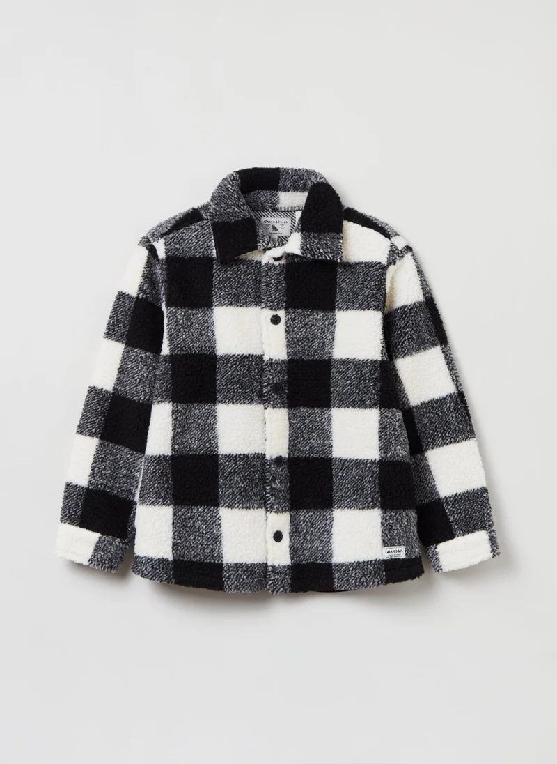 Ovs Ovs Boys Checked Overshirt Shacket