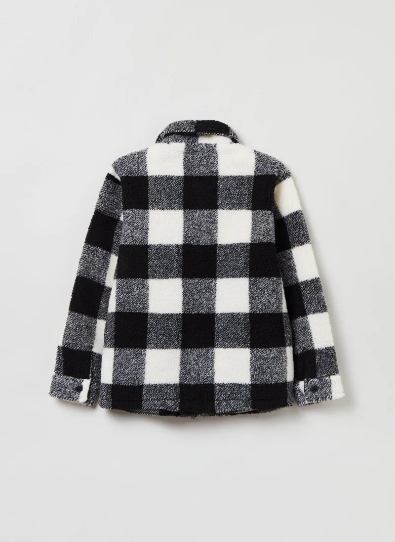 Ovs Ovs Boys Checked Overshirt Shacket