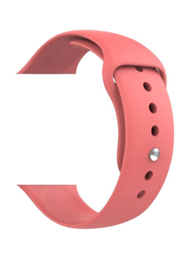 vesus Apple Watch Band 38mm/40mm/41mm Silicone Sport Watch Strap Peach