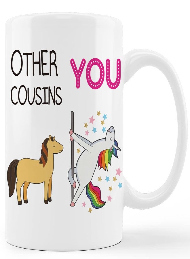 kunlisa Cousins Coffee Mugs for Women Men,Cousins Gifts for Cousin Birthday Gifts for Women Female, Mug-11oz Cup - Image 1